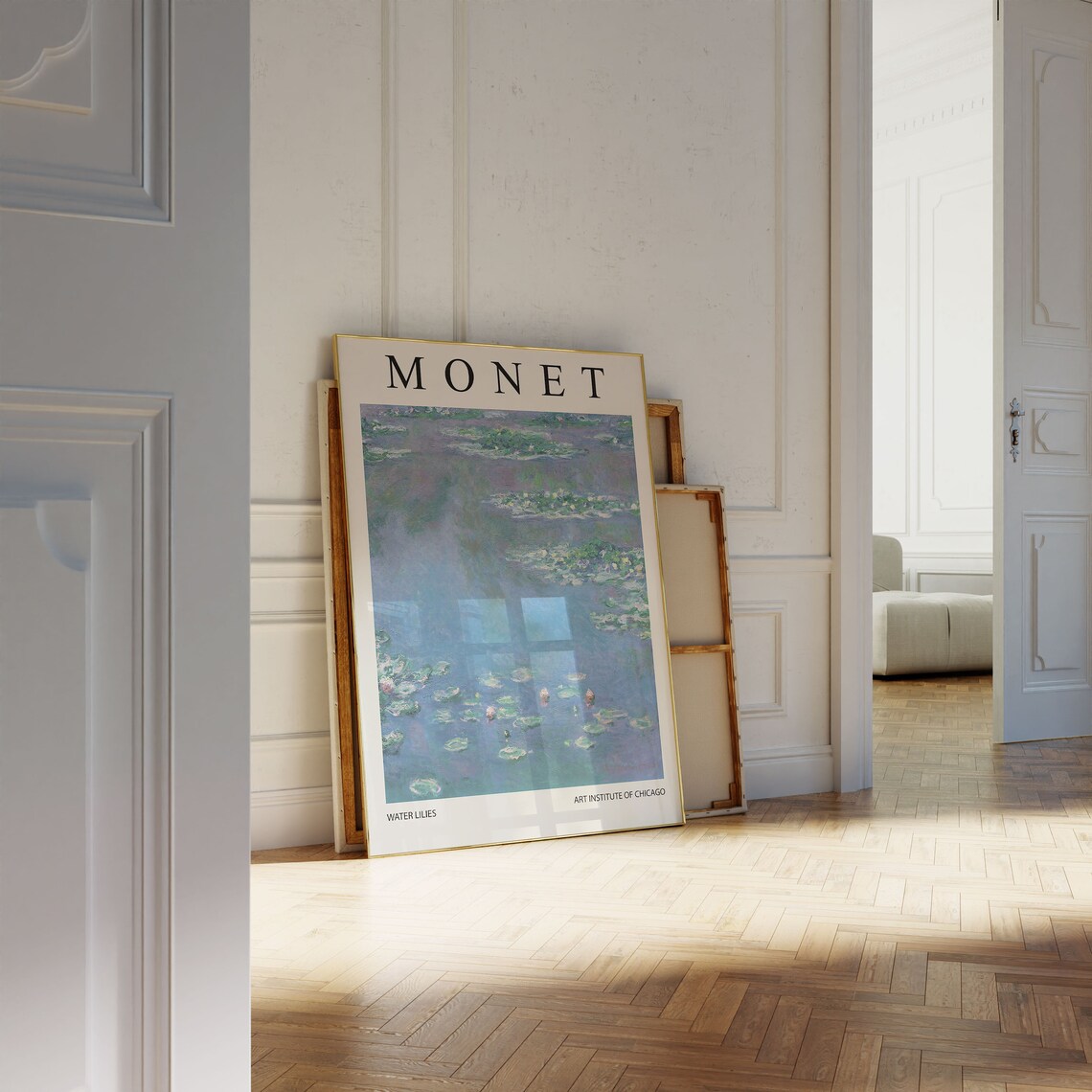 Claude Monet Exhibition Poster - Floral Garden - Image 4