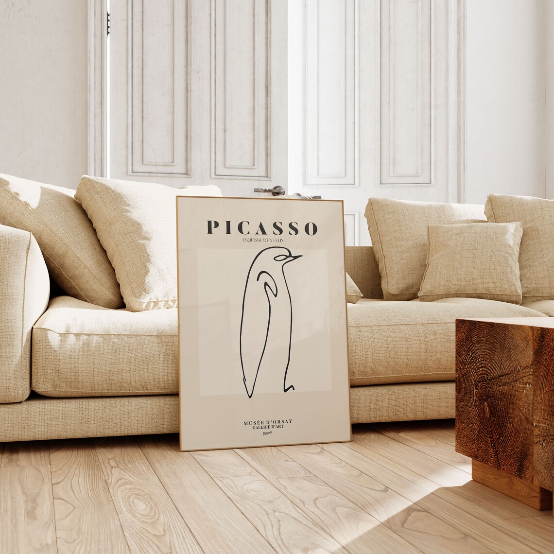 Picasso Exhibition, Vintage Minimalist Art Print - Image 2