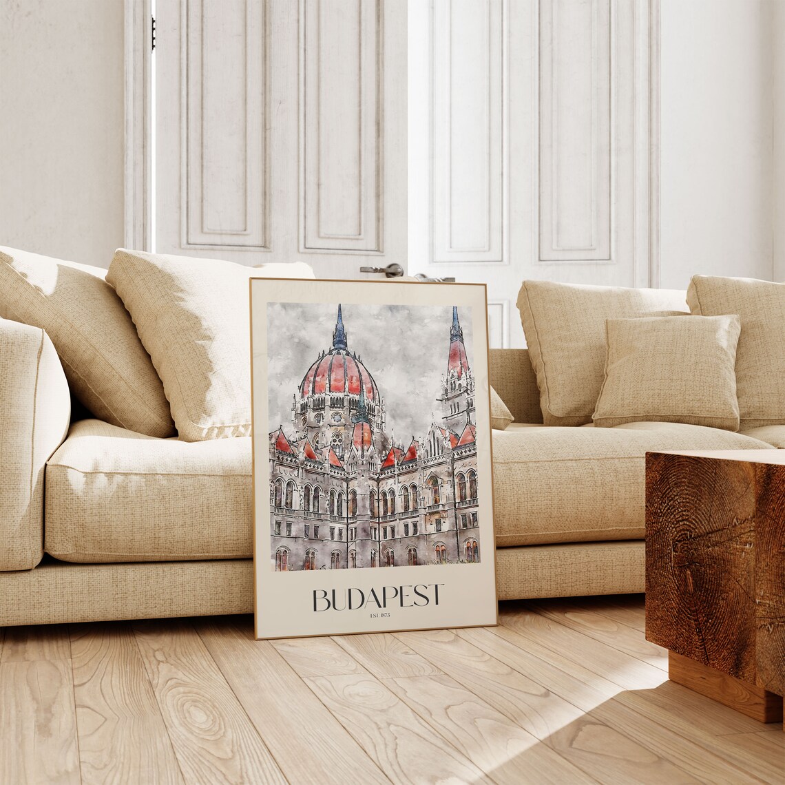 Budapest Travel Poster, Hungarian Wall Art Decor - Image 4