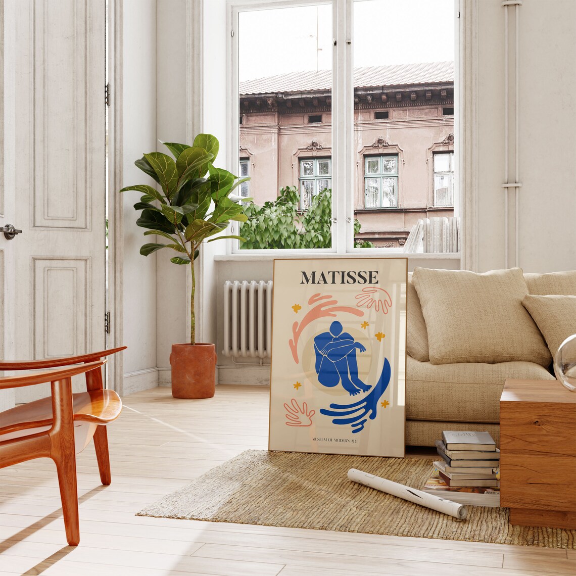 Henri Matisse Exhibition Poster, Boho Garden Scenery - Image 3