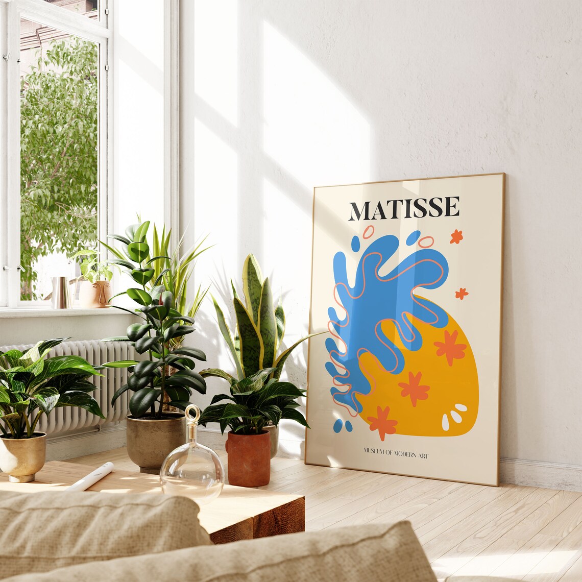 Henri Matisse Exhibition Poster, Boho Floral Garden Scenery - Image 4