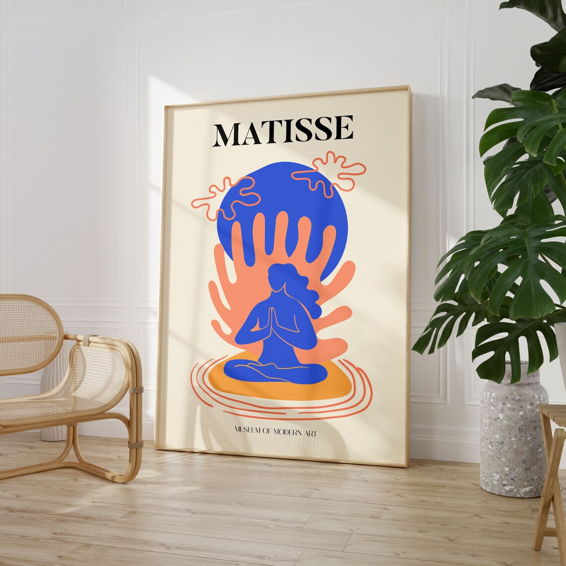 Henri Matisse Exhibition Poster, Boho Floral Garden - Image 2