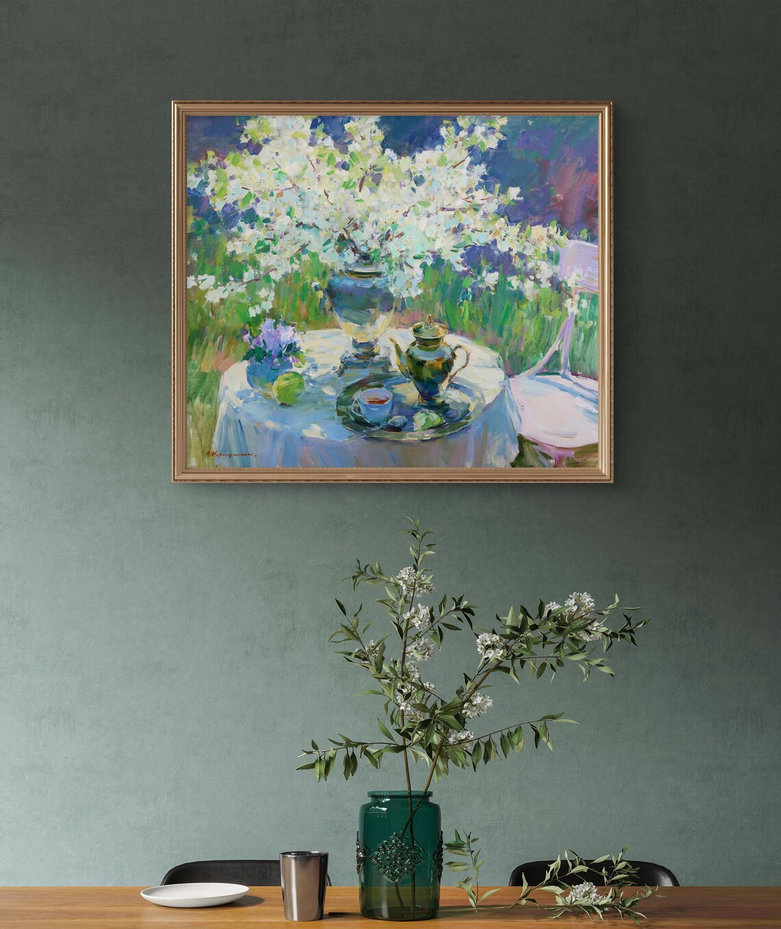 Spring Serenity With Cherry Blossoms, Still Life