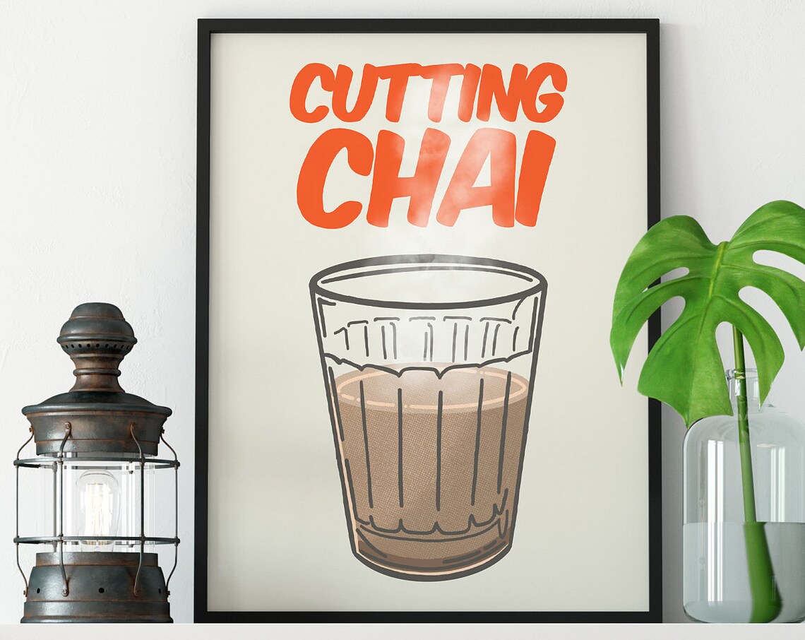 Cutting Chai - Indian Wall Art
