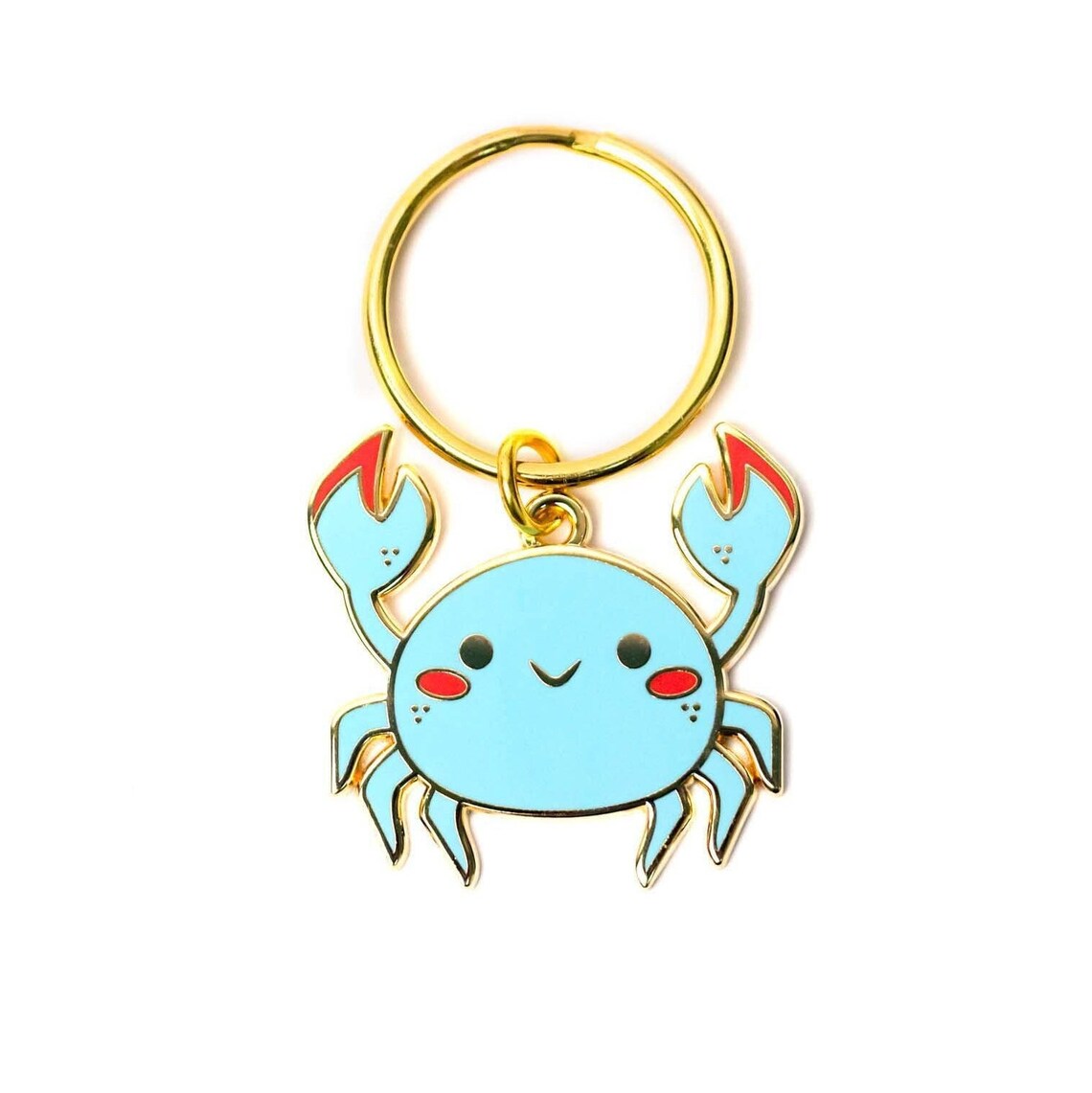Blue Crab Keychain, Maryland Sea Life Charm Gift
