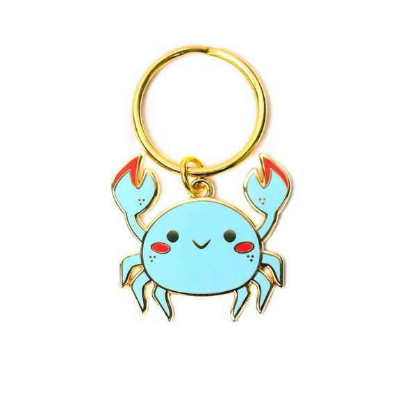 Blue Crab Keychain, Maryland Sea Life Charm Gift