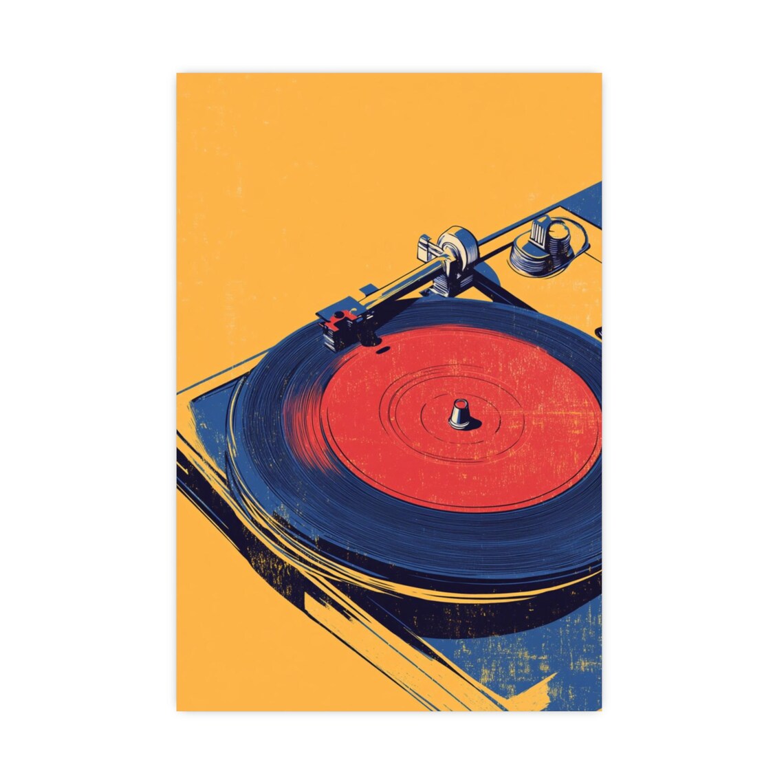 Retro Vinyl Record Poster, Vintage Music Decor - Image 2