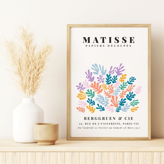 Henri Matisse Print Matisse Print Museum Poster Vintage Gallery Wall Art Exhibition Matisse Poster Art Print