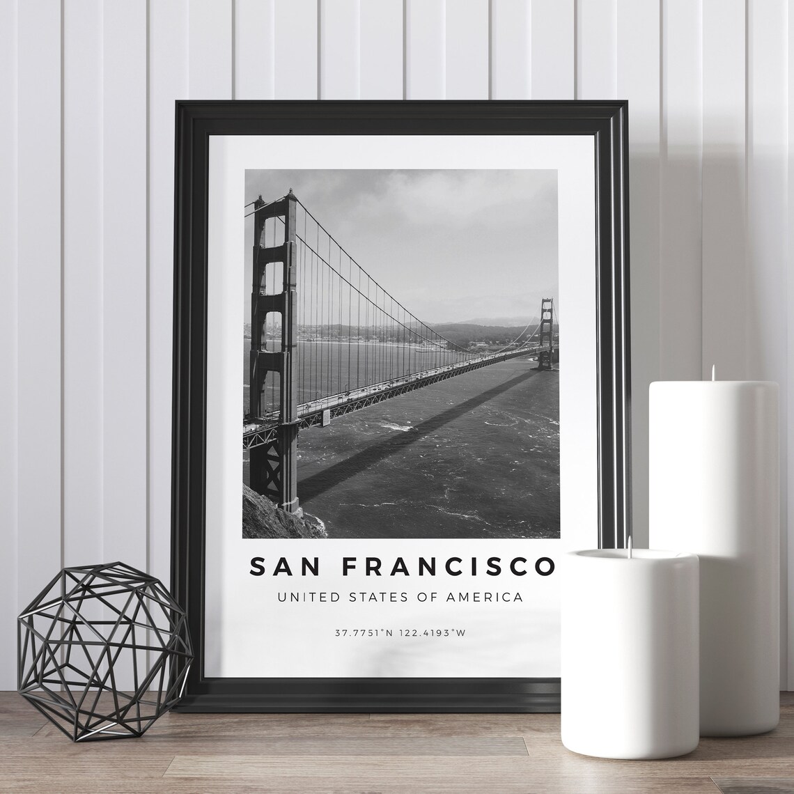 Golden Gate Bridge San Francisco Landscape Poster