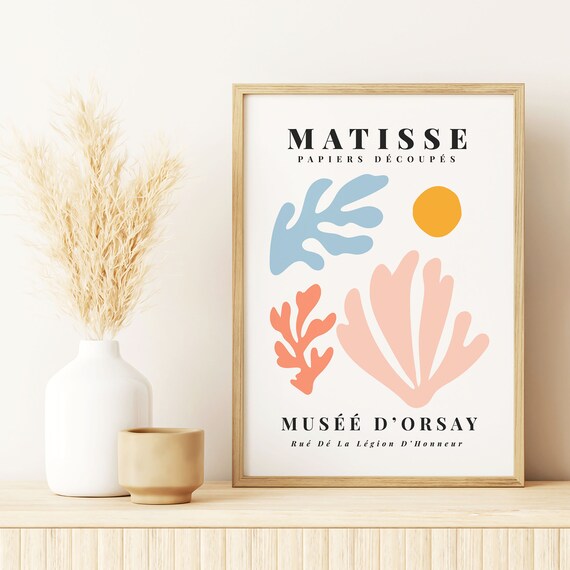 Matisse Wall Art Print Museum Poster Vintage Gallery Wall Art Exhibition Matisse Poster Art Printi Living Room Paster
