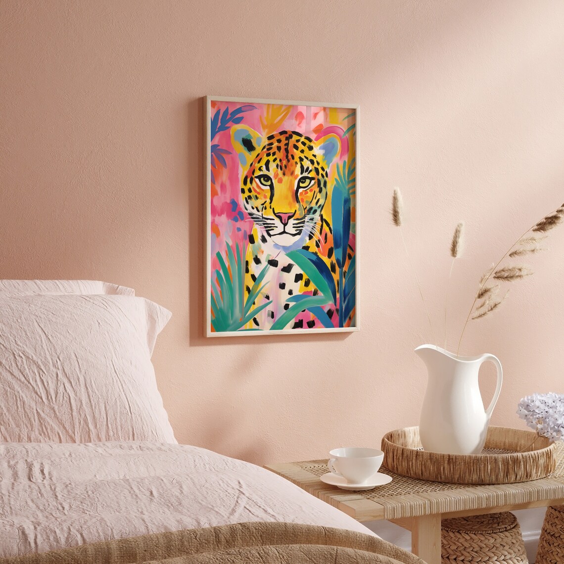 Cheetah Poster, Leopard Illustration Nursery Decor - Image 4
