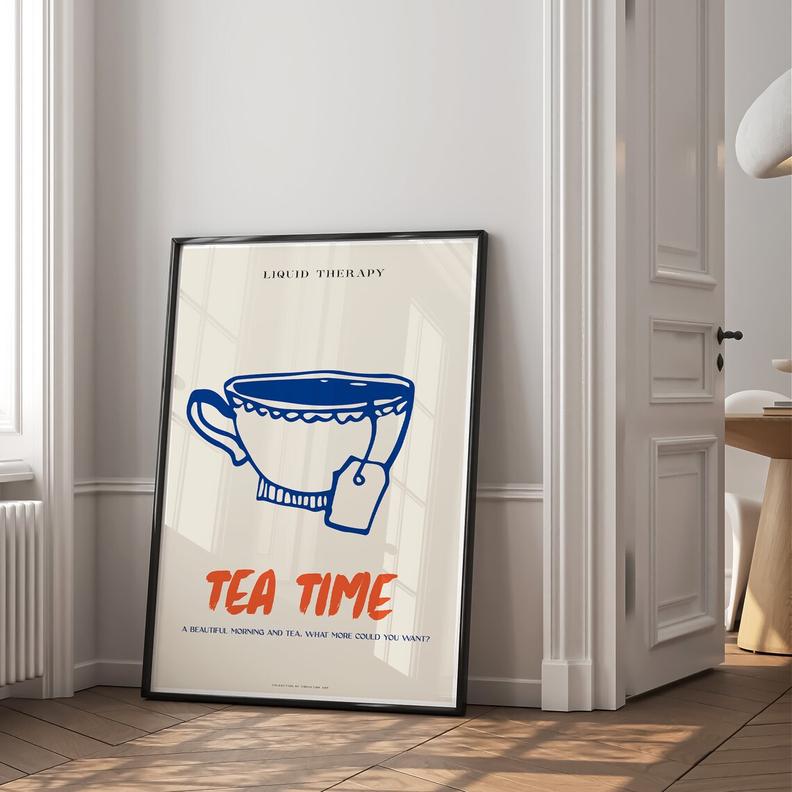 Tea Time Poster, Coffee Shop Kitchen Decor Art Print - Image 2