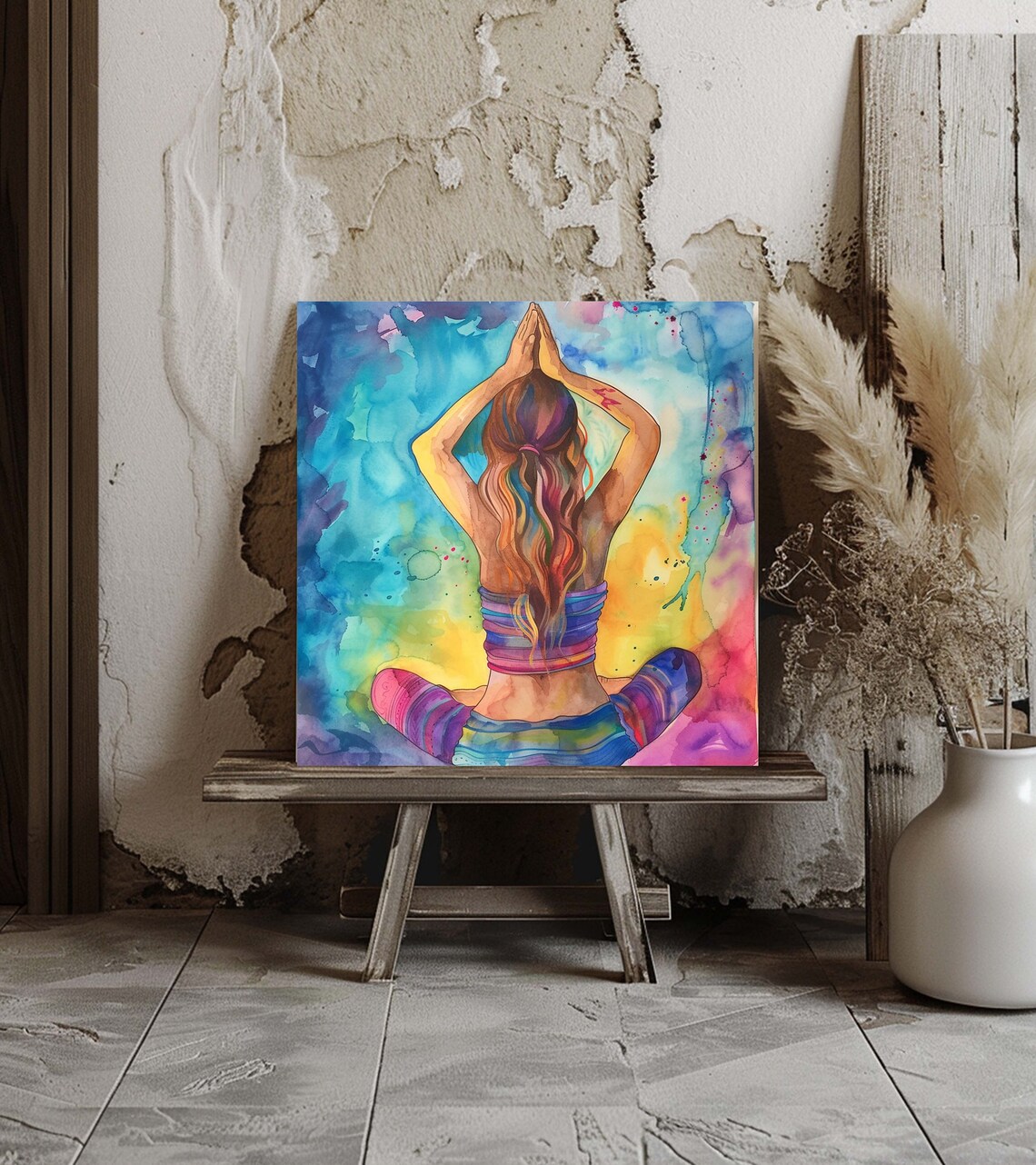 Yoga Wall Art, Spiritual Meditation Art Print - Image 3
