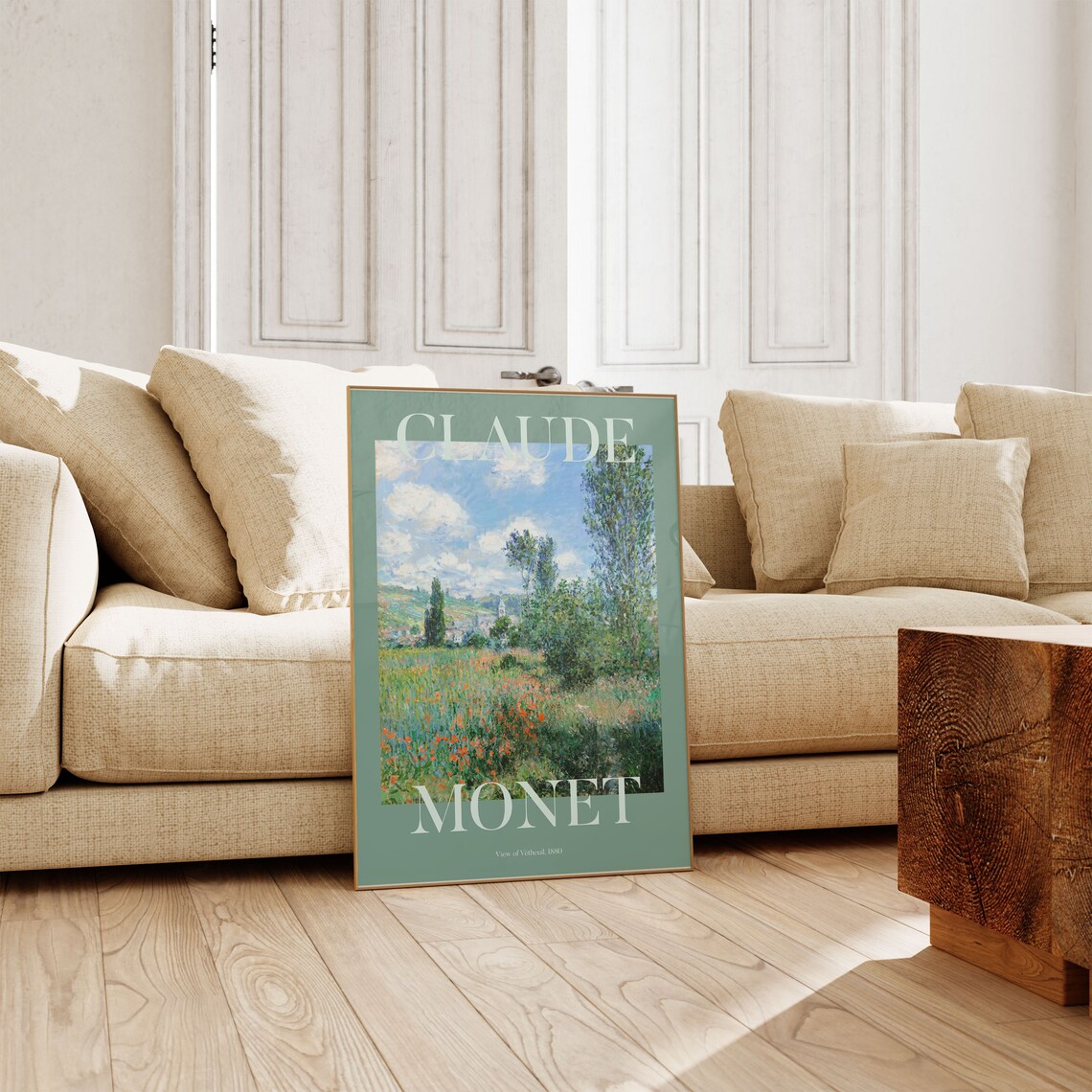 Claude Monet Landscape, Modern Impressionism Art Print - Image 3