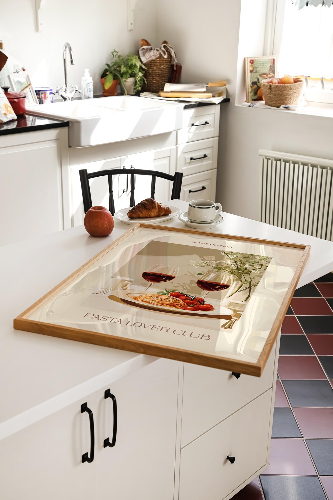 Pasta Lover Club Poster Print, Italian Food Art - Image 4