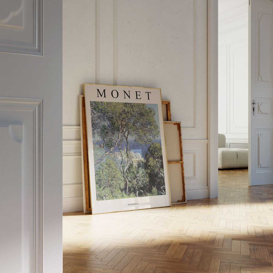 Claude Monet Exhibition Poster, Floral Garden Scenery - Image 4