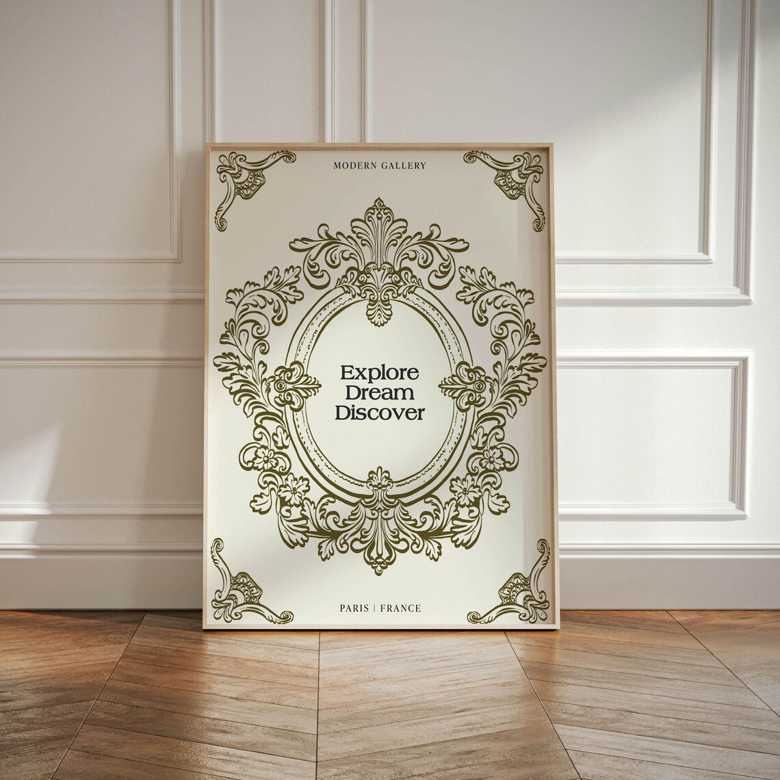 Retro Vintage Boho Poster, Modern Kitchen Art