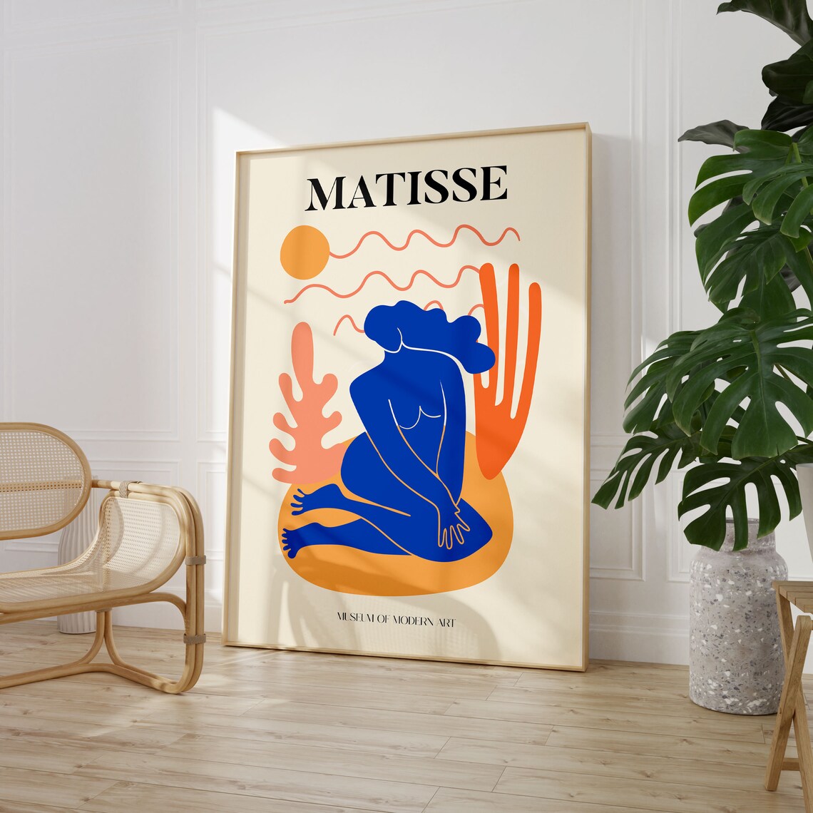Henri Matisse Exhibition Poster, Boho Floral Garden - Image 2