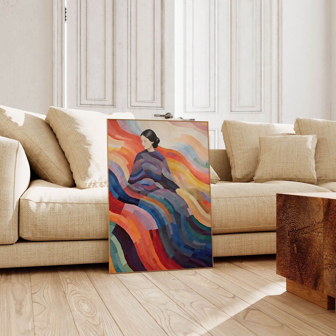 Colorful Eclectic Boho Art Print, Gift For Friend - Image 4