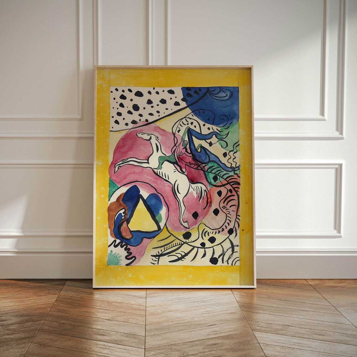Wassily Kandinsky Exhibition Poster, Minimalist Vintage - Image 2