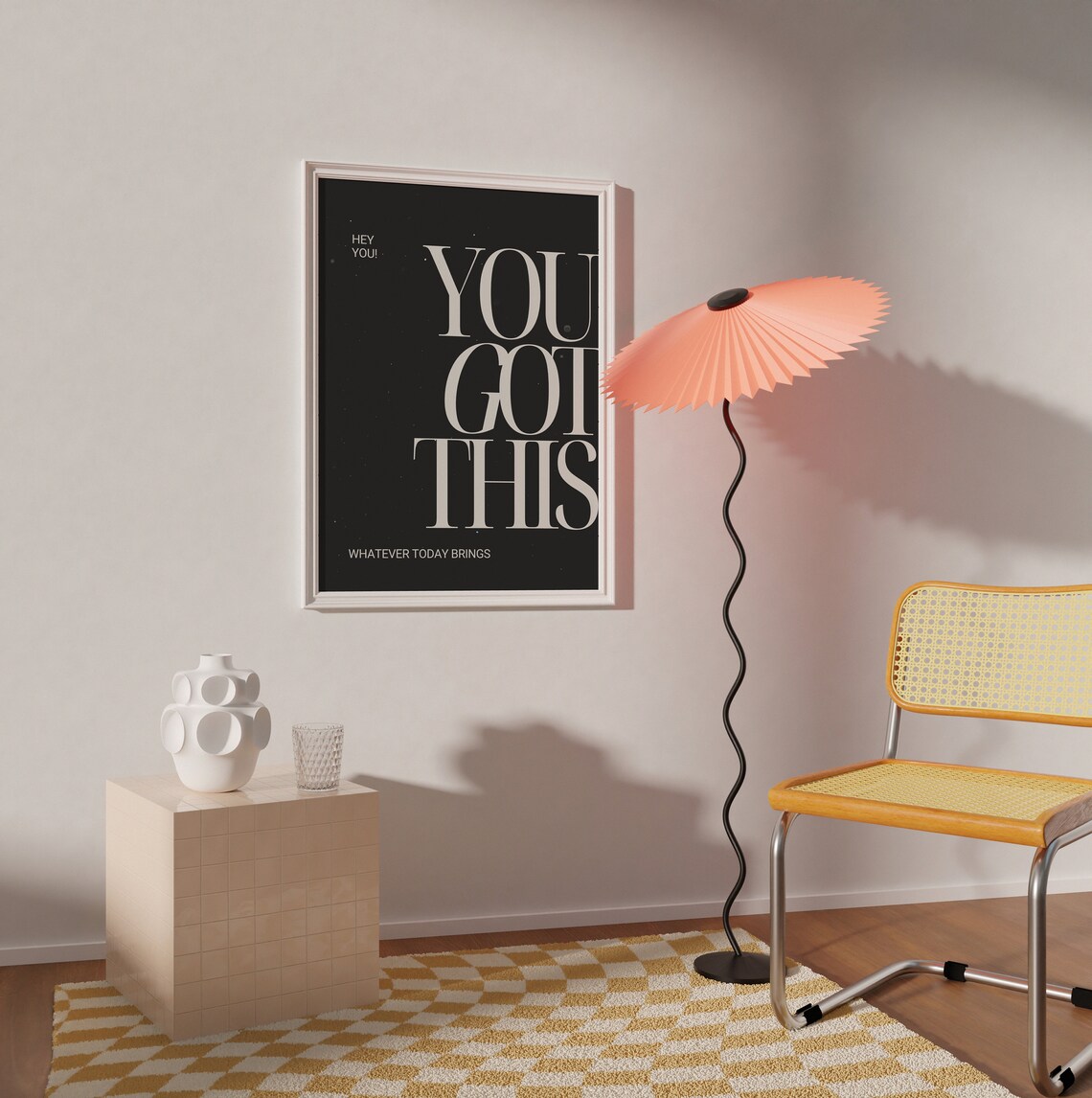 You Got This Inspirational Quote Poster, Dorm Decor