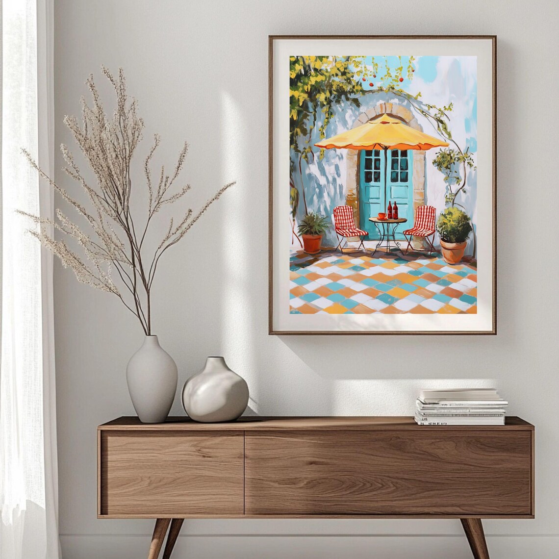 Mediterranean Retro Kitchen, Matisse Bistro Art Print - Image 4