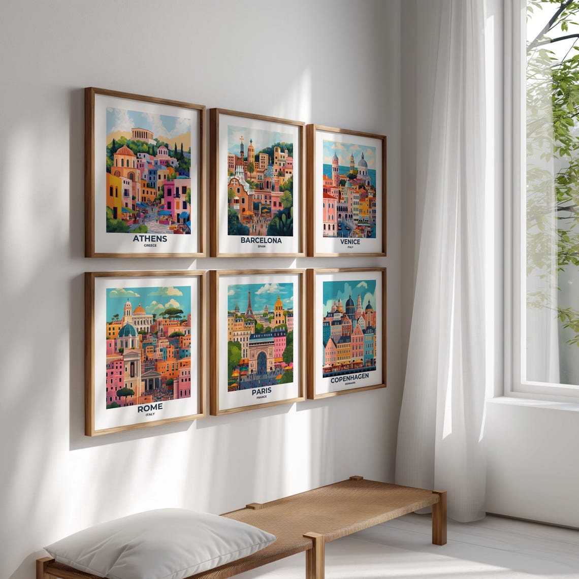 Copenhagen Nyhavn Colorful Waterfront Houses Market Denmark Poster - Image 3