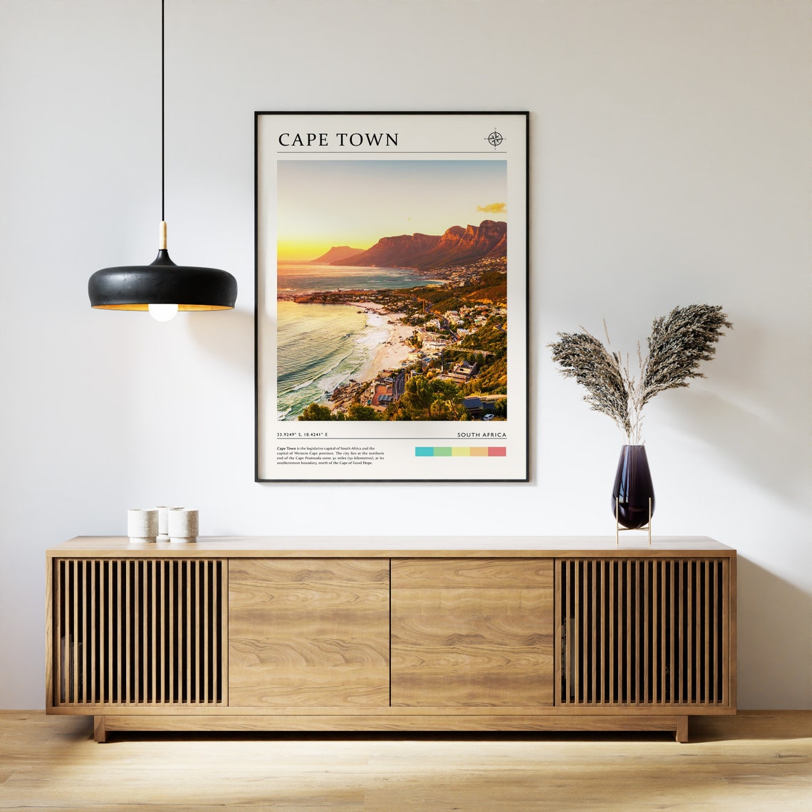Cape Town Travel Print Cape Town South Africa Travel Poster South Africa Travel Print Travel Art Travel Poster Travel Gift A1a2a3a4 - Image 2
