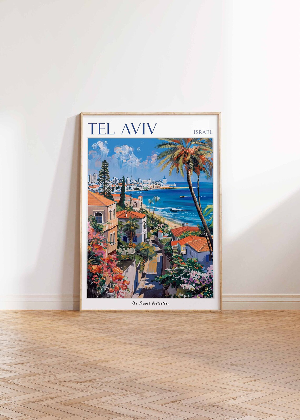 Tel Aviv Travel Poster, Israeli Decor Art Print - Image 3