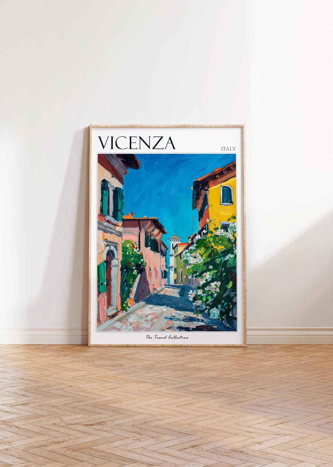 Vicenza Poster Italian Travel Print Vicenza Travel Art Vicenza Wall Art Italian Travel Vicenza Home Decor Vicenza Travel Gift - Image 2