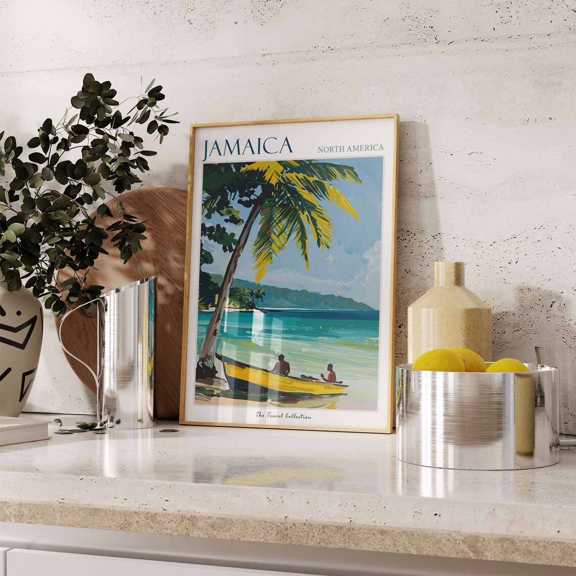 Jamaica Travel Poster, Caribbean Travel Print - Image 3
