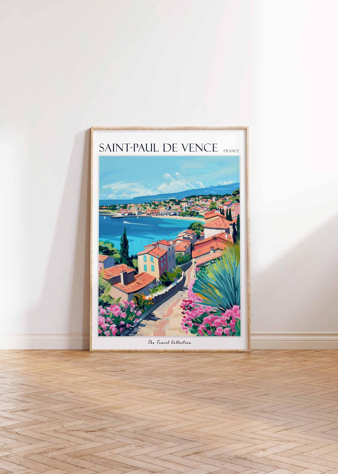 Saint Paul De Vence Poster France Travel Print French Decor Europe Travel Poster European Wall Art Saint Paul De Vence Travel Poster - Image 2