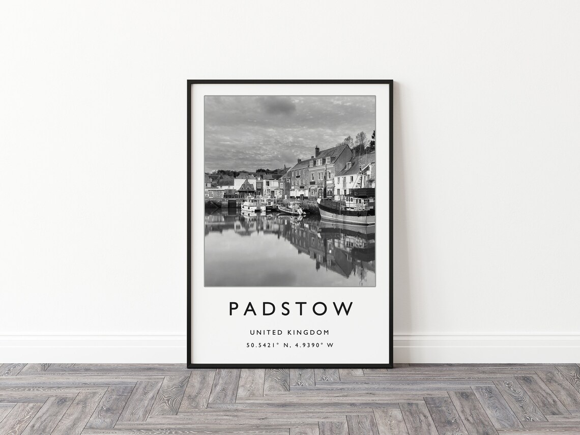 Padstow Travel Poster, Cornwall Wall Art Print - Image 2