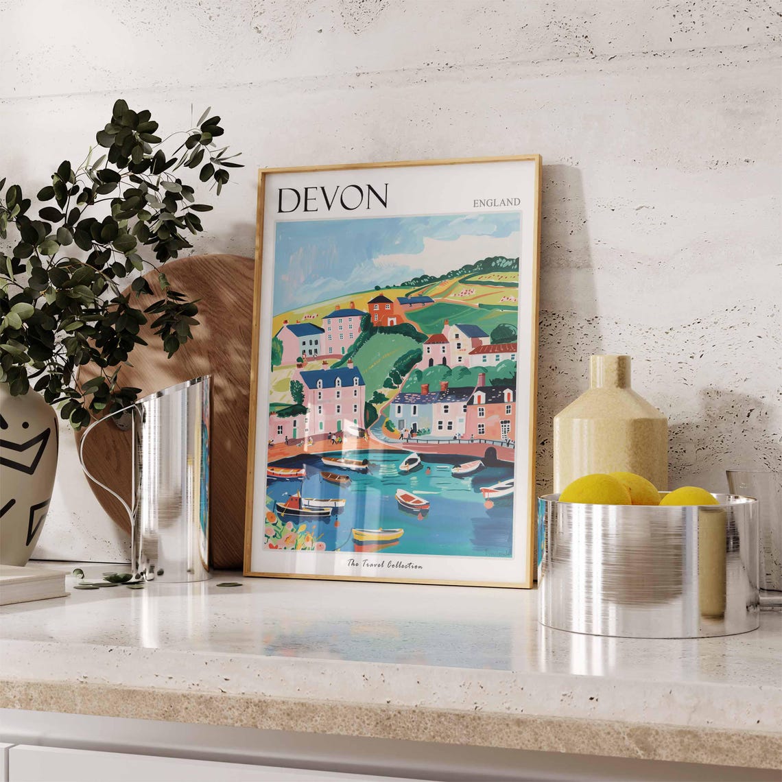 Devon Poster England Travel Print Devon Travel Art Devon Wall Art England Travel Devon Home Decor Devon Travel Gift - Image 3