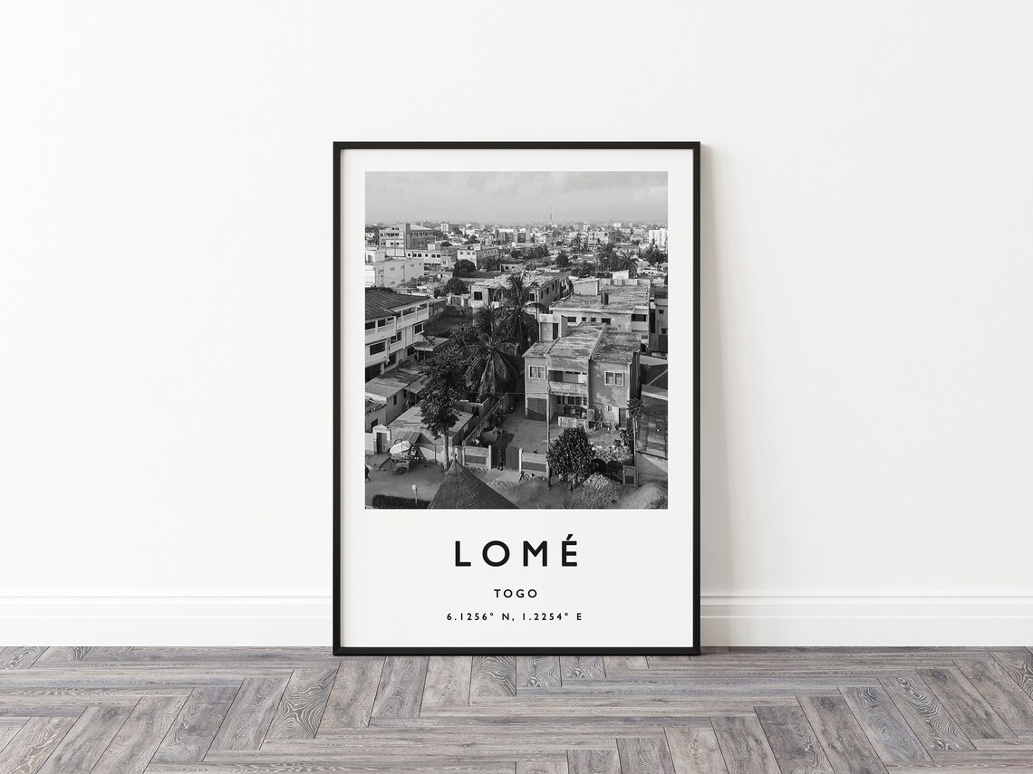 Lome Travel Poster, African Travel Art Print - Image 3