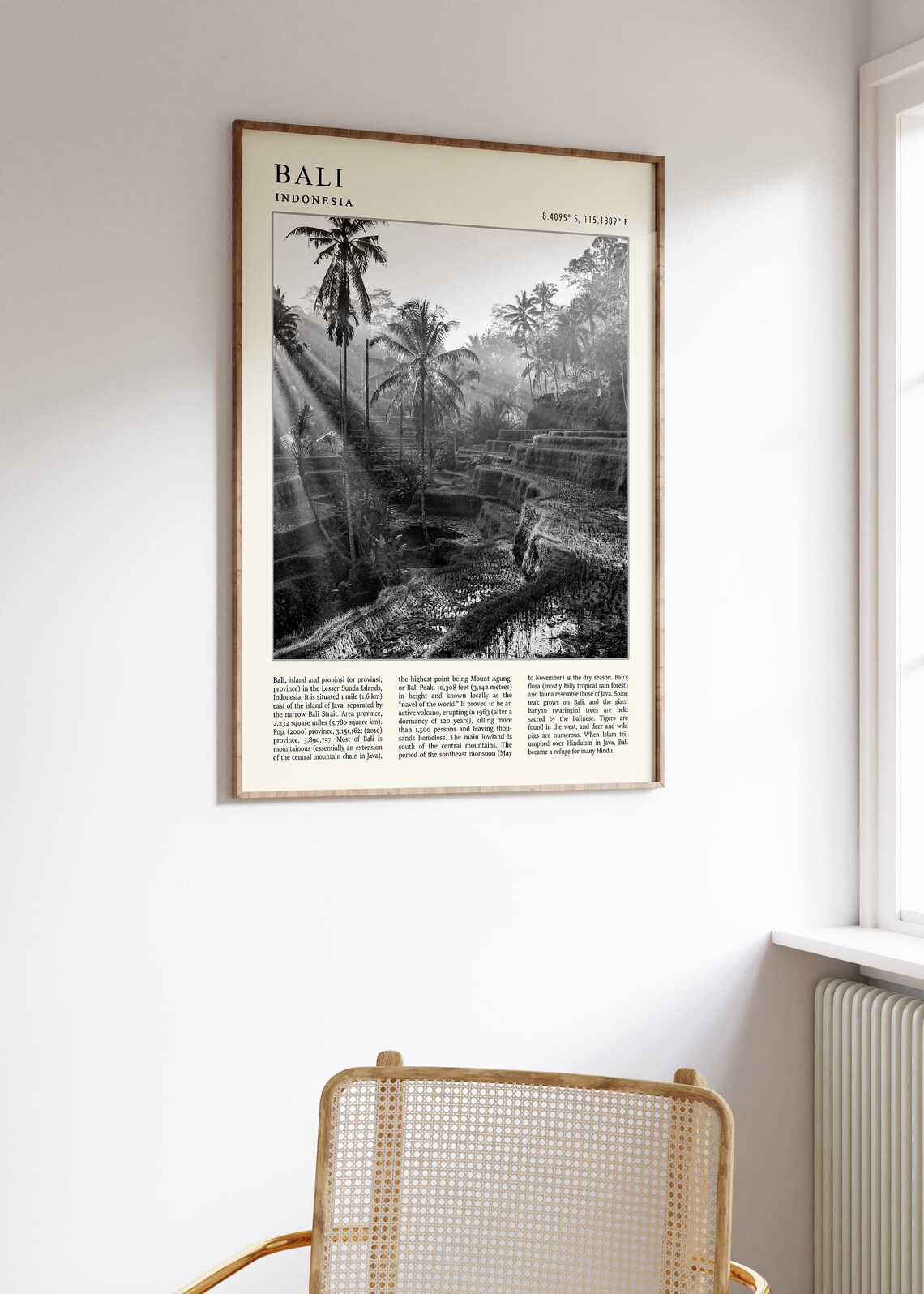 Bali Vintage Travel Poster, Indonesia Travel Art Print - Image 2