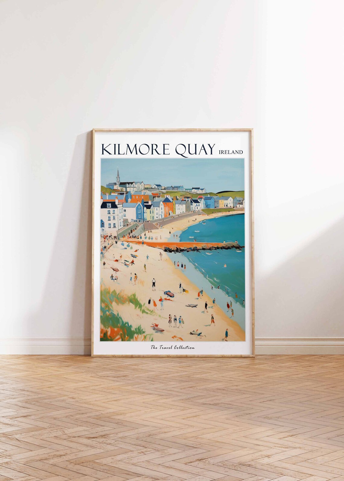 Kilmore Quay Ireland Beach Town Pier Summer Coastal Travel Poster - Image 2