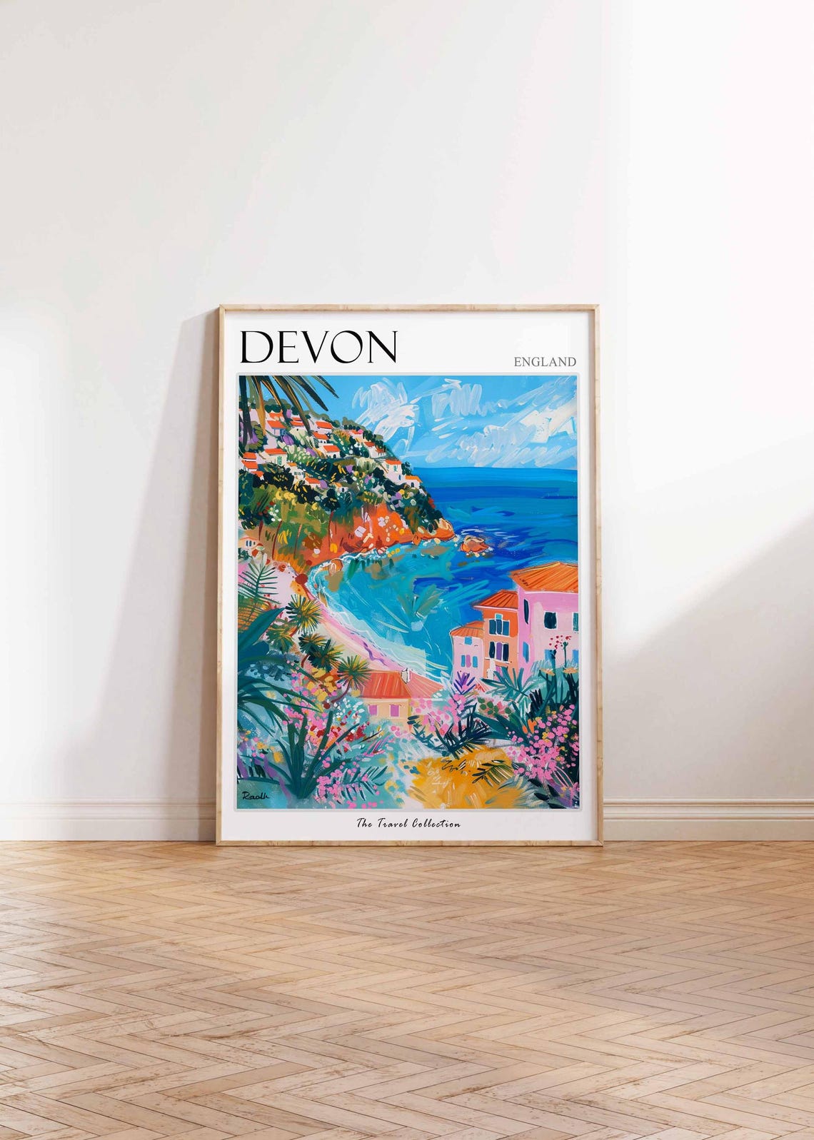 Devon Poster England Travel Print Devon Travel Art Devon Wall Art England Travel Devon Home Decor Devon Travel Gift - Image 2