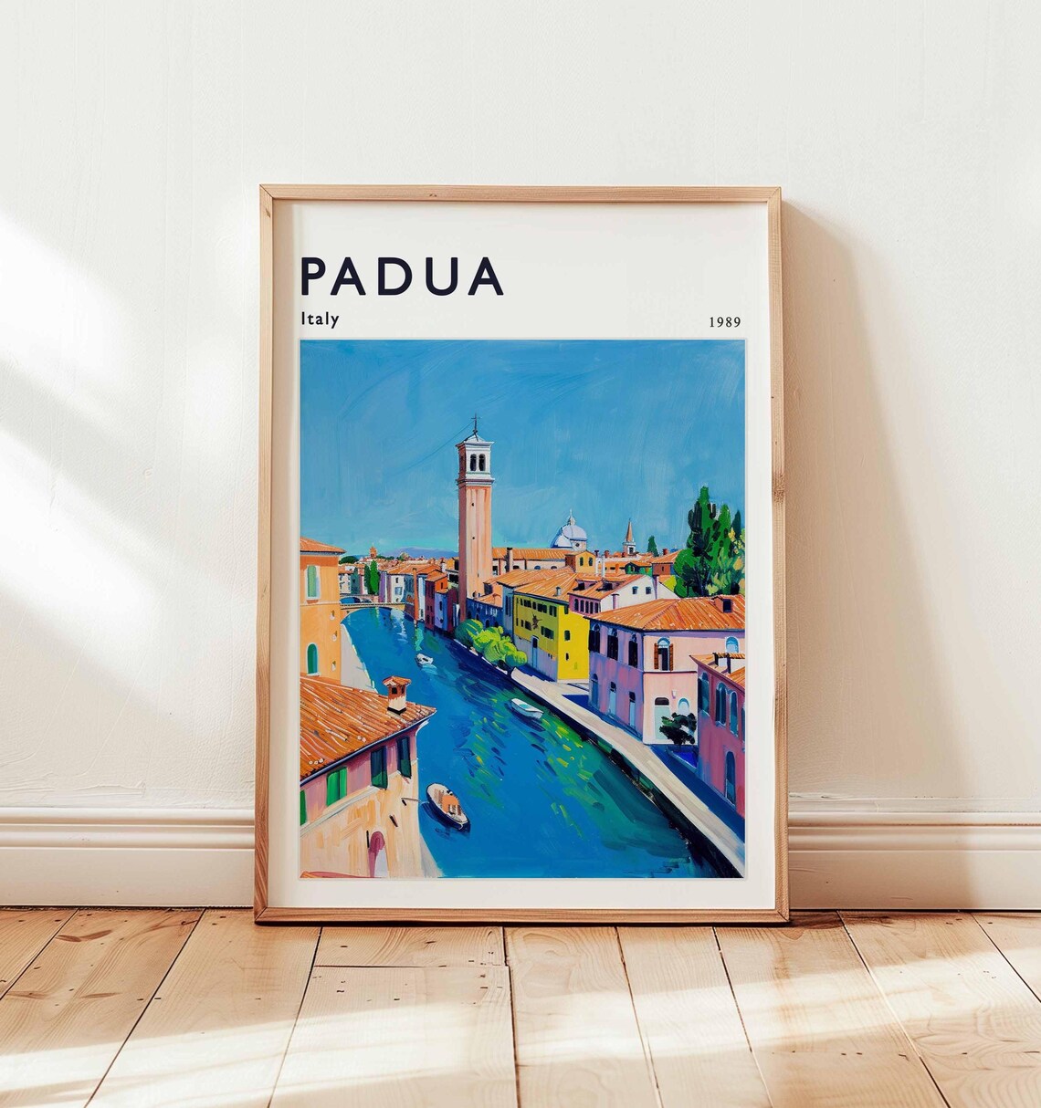 Padua Poster Italy Travel Print European Wall Art Venetian Decor Paduatravel Gift Cityscape Italyposter