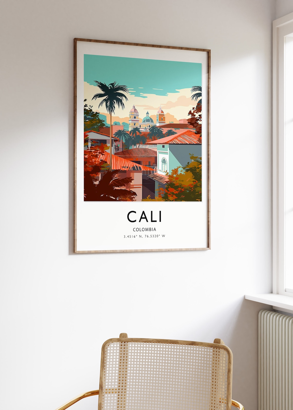 Cali Travel Poster, Colombian Travel Art Print - Image 2