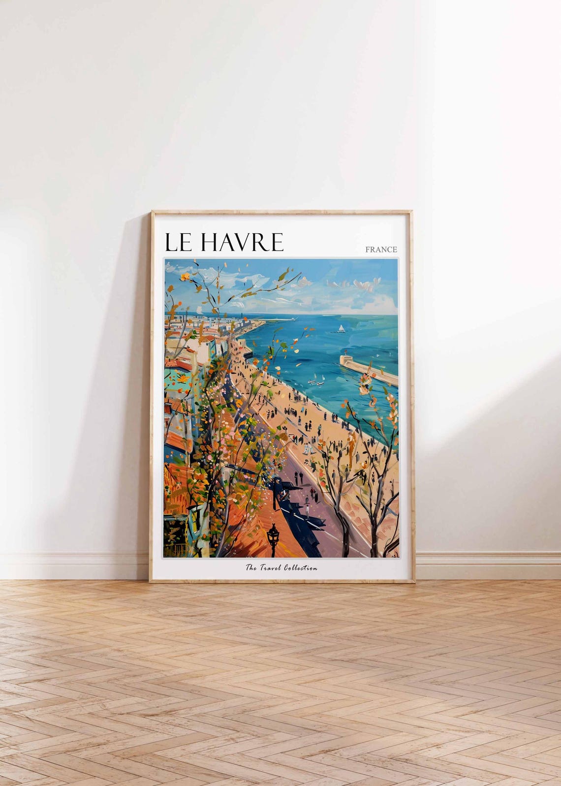 Le Havre Poster France Travel Print French Decor Europe Travel Poster European Wall Art Le Havre Gift Le Havre Travel Poster - Image 2