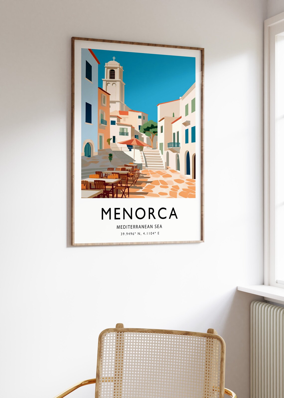 Menorca Travel Poster, Spanish Travel Art Print - Image 3