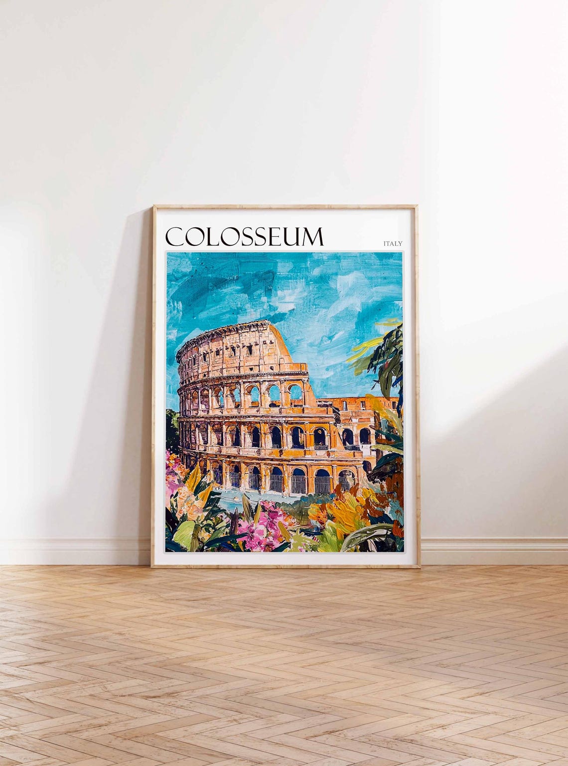 Colosseum Poster Colosseum Travel Print Italy Wall Art Italian Travel Print Italian Decor Italian Gift Colosseum Wall Art - Image 3