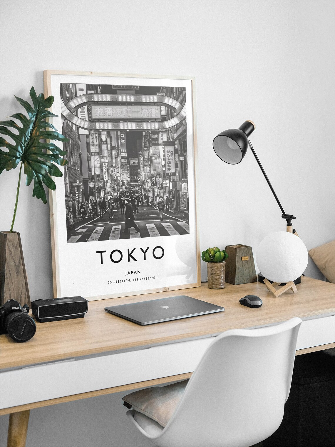 Tokyo Travel Poster, Black And White Photography - Image 3
