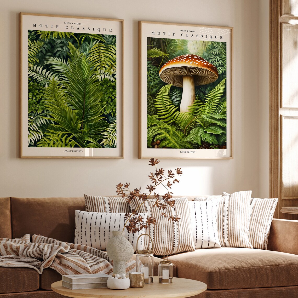Fauna Flora Motif Classique Green Fern Foliage Edition Poster - Image 4