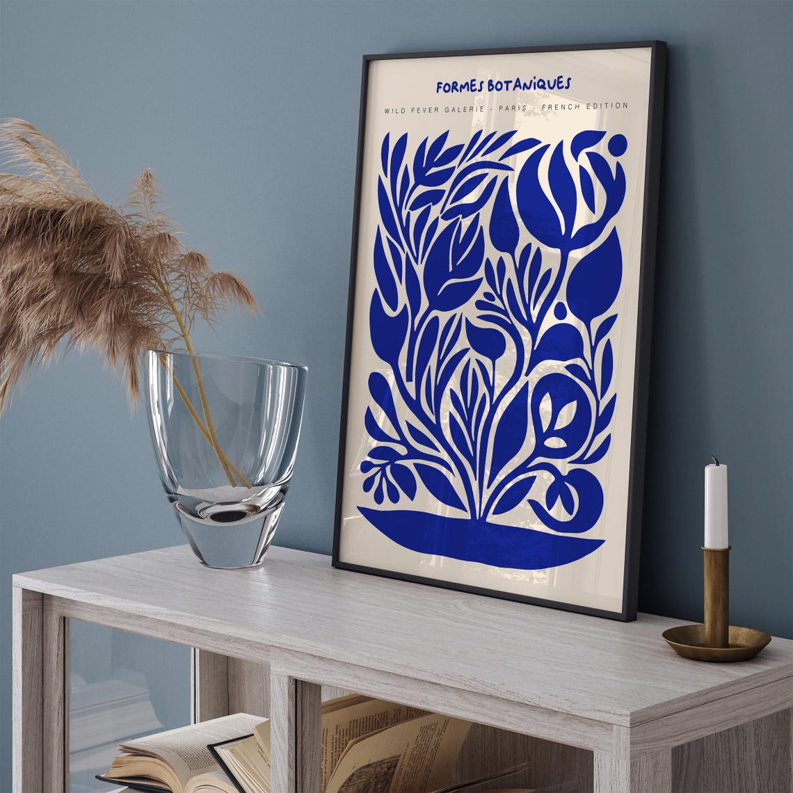 Formes Botaniques French Edition Blue Botanical Paris Poster - Image 4