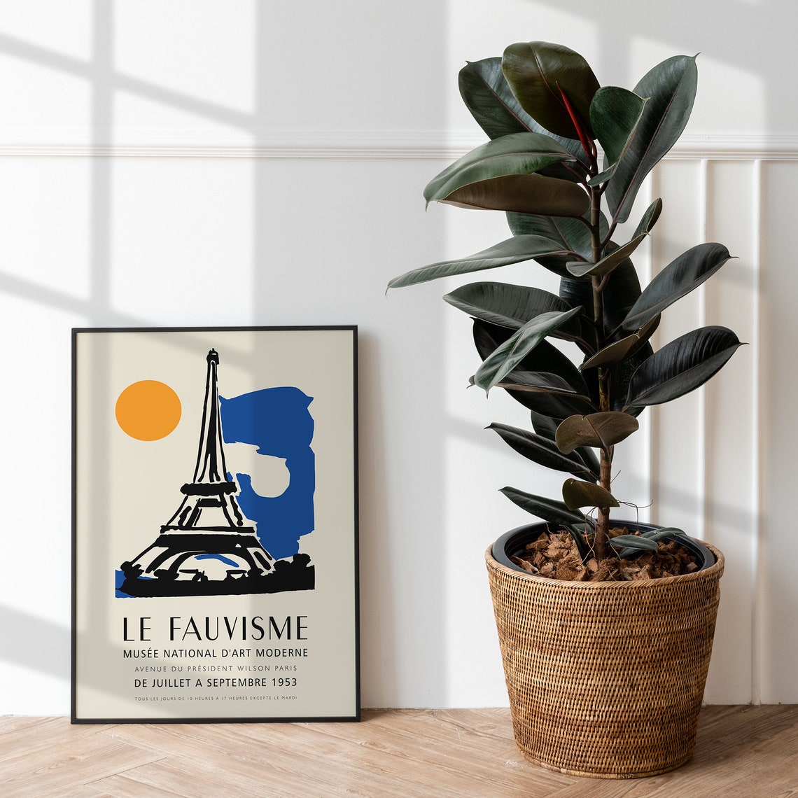 Le Fauvisme Paris Poster Eiffel Tower Art Print Vintage Travel Poster Travel Art Print Europe France Gift Museum Exhibition Art Print - Image 5