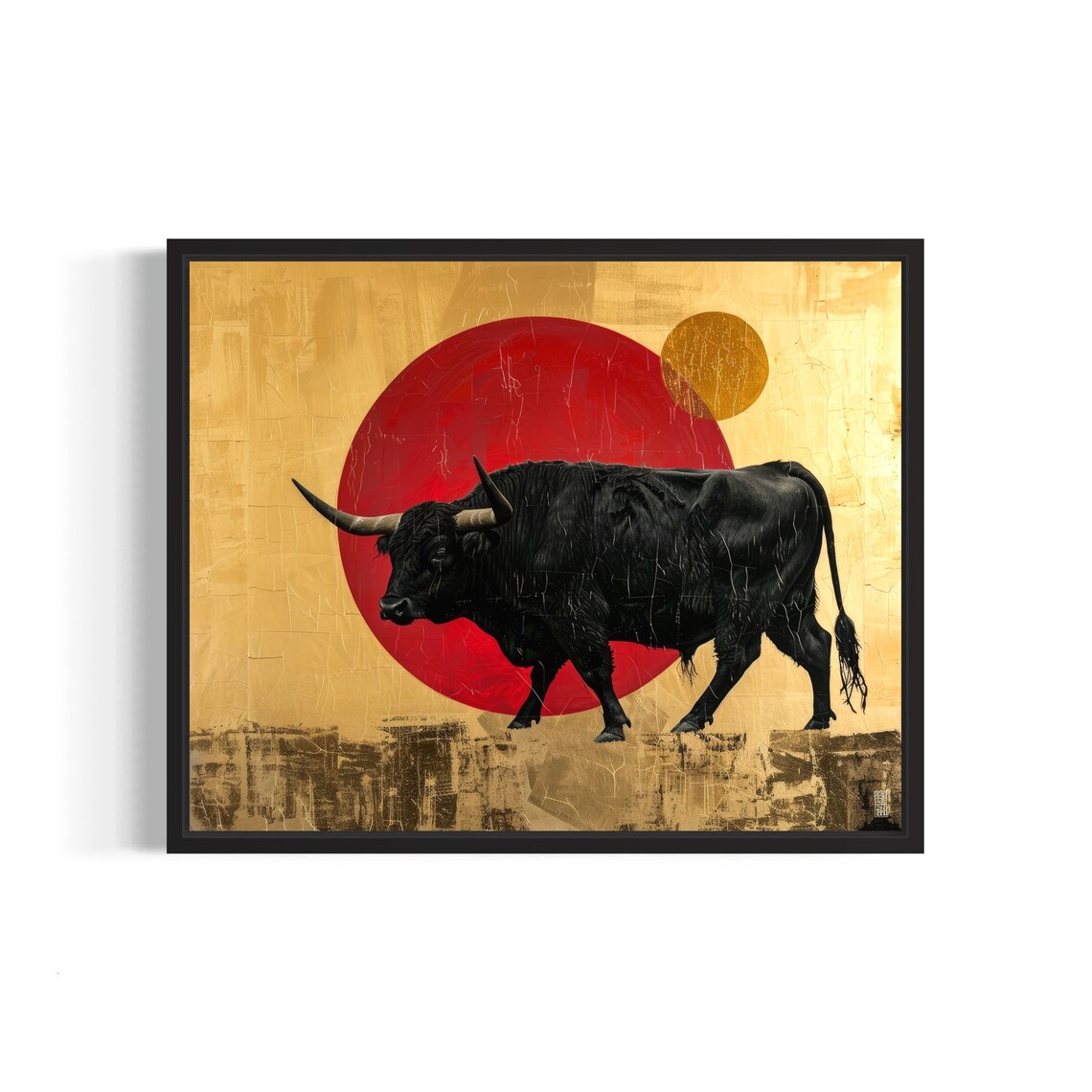 Highland Cow Art Print, Wall Art Decoration