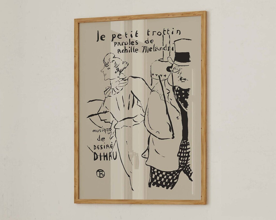 Toulouse-Lautrec Le Petit Trottin Vintage French Music Poster - Image 2