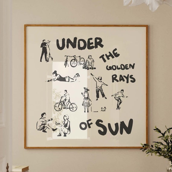 Black Poster Square Exhibition Poster Square Wall Art Exhibition Black Print Square Wall Art Hand Drawn Sketch